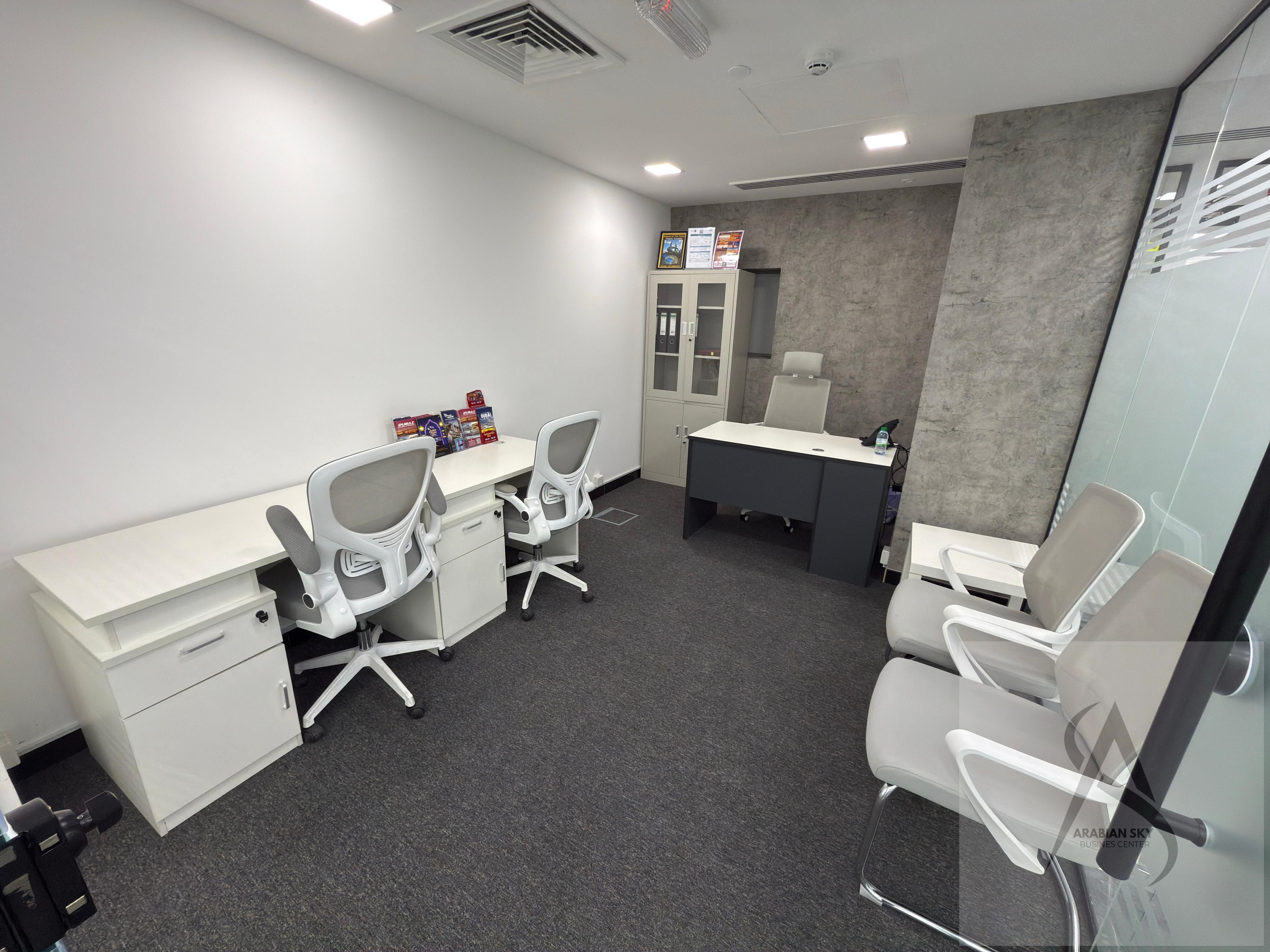 Corporate Offices with Elegant Reception & Lounge Area | Near METRO- SHARAFF DG | Prime Location