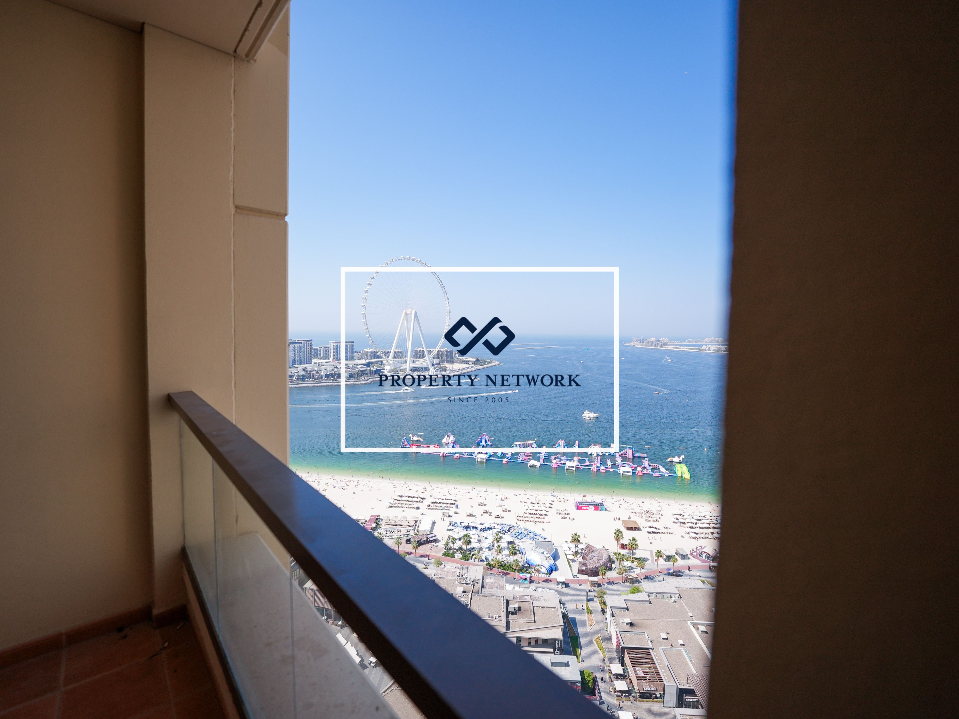 Full Sea & Palm View | High Floor 3BR+Maid | Rimal 6