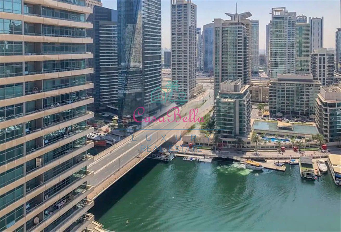 1BR Apartment | Al Sahab Tower 1 | Marina & Canal View | Balcony