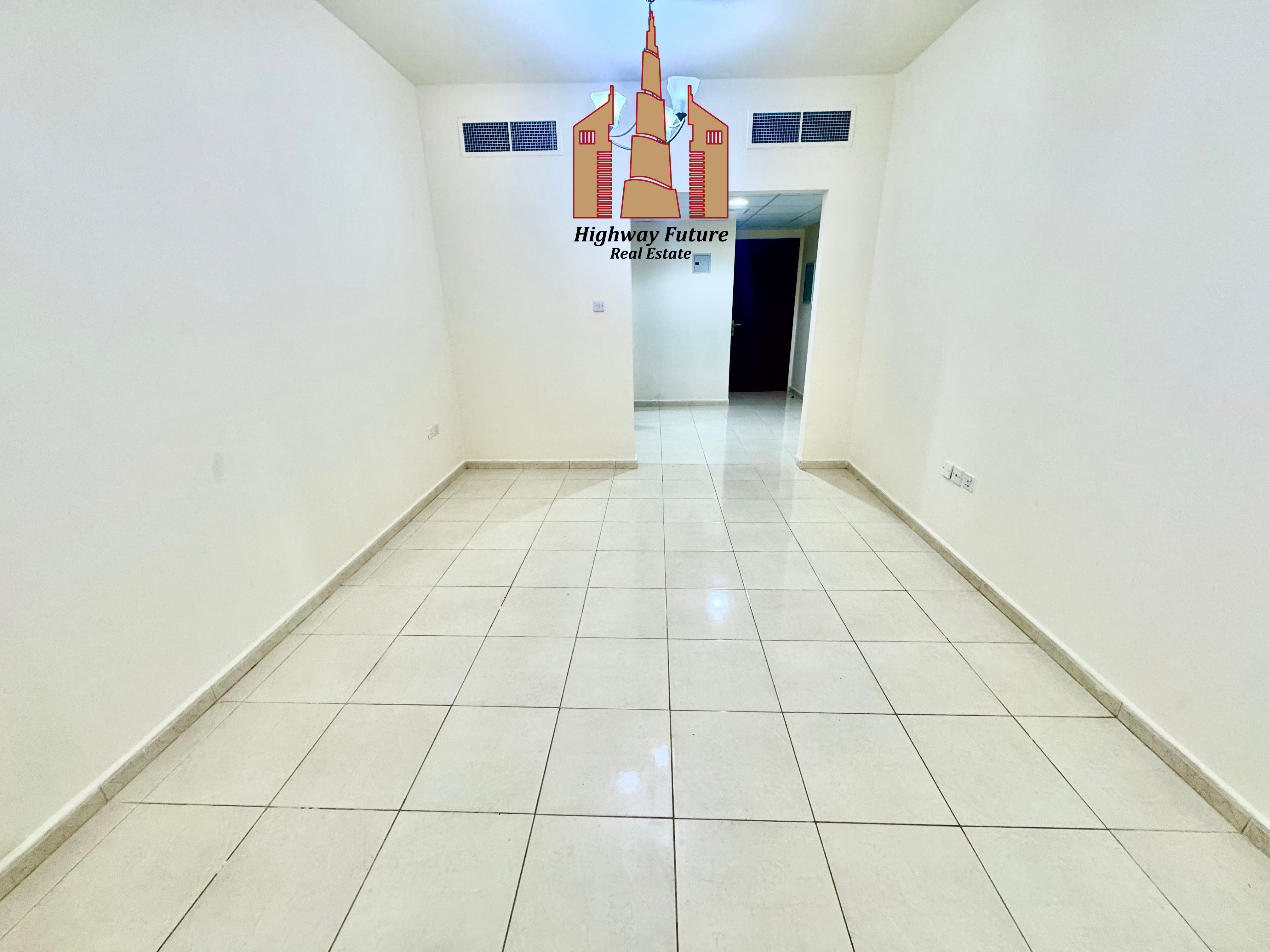 Spacious 1Bedroom and Hall in 37,000 AED With Covered Parking