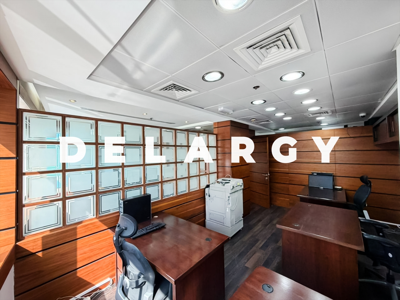 Premium Wood-Finished Office | Lake View
