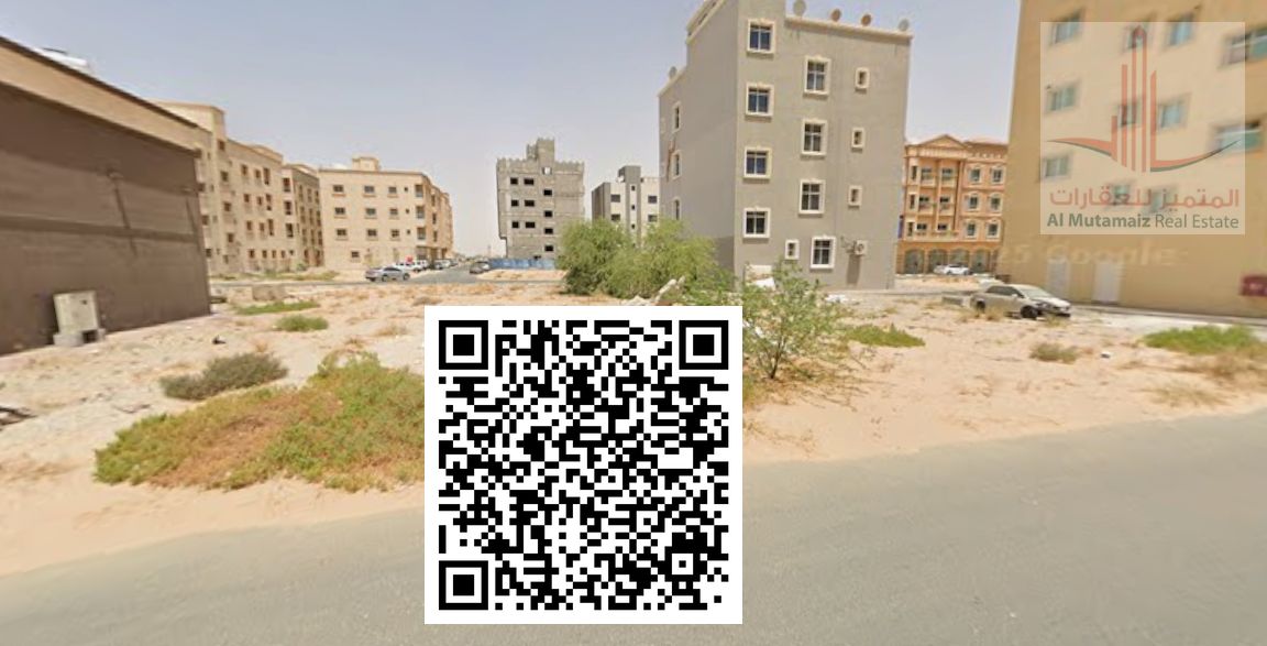 Land for sale in Al Alia area, Ajman, area 2700 sq ft, building permit residential/commercial G+3