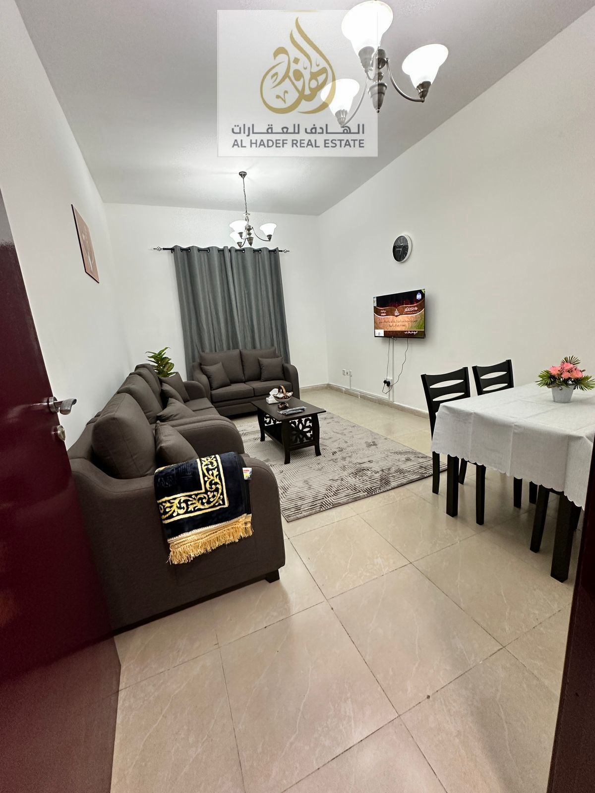 1 Bedroom Hall Apartment with 1 Bathroom and Balcony, Open View, Unfurnished, Central Air Conditioning, Spacious Layout at One of the Lowest Prices in
