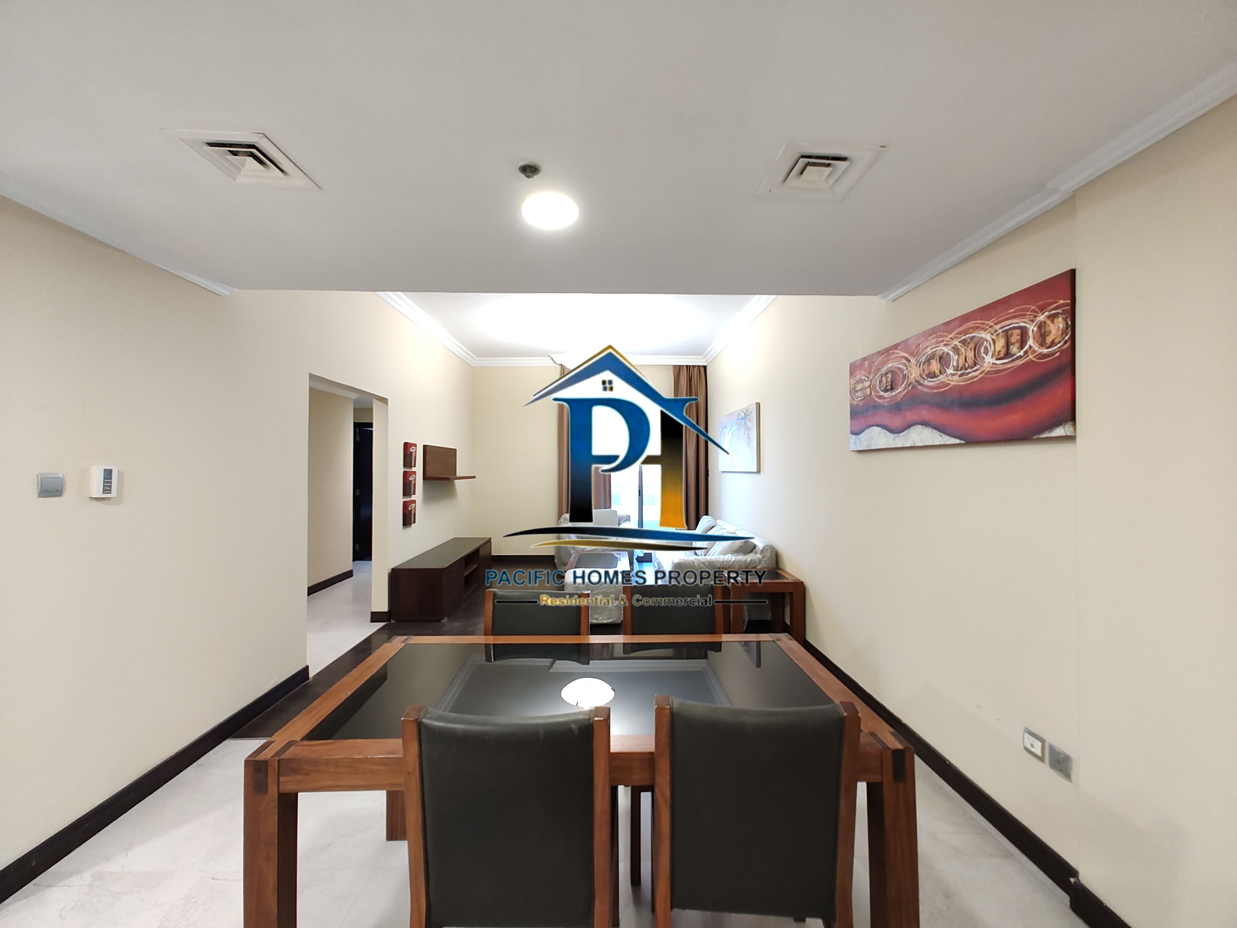 CHILLER FREE LUXURIOUS FURNITURED 2 BHK INFRONT OF NMC HOSPITAL WITH BALCONY GYM POOL PARKING. . . ,.