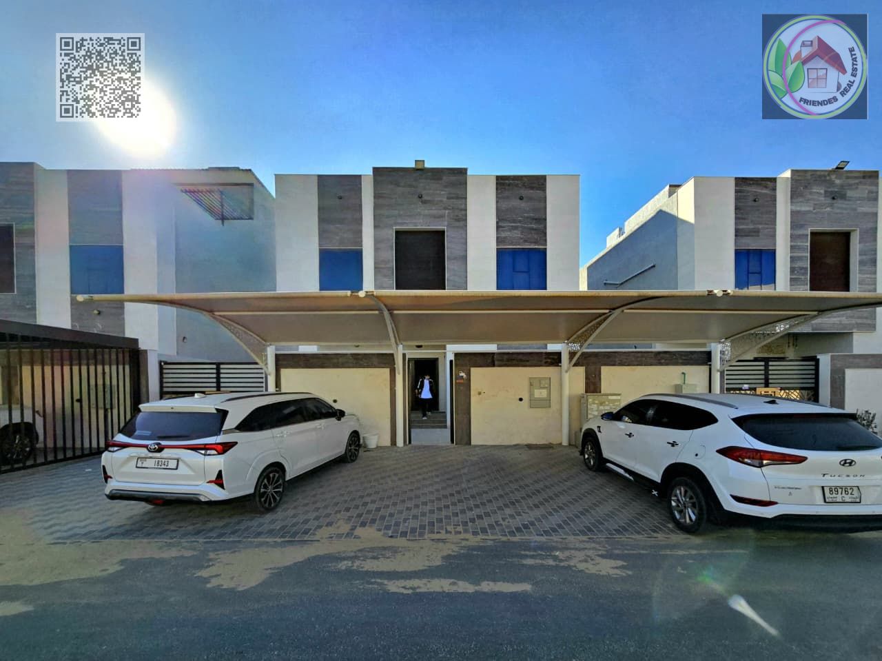 Villa for rent in Al Yasmin area | Fully furnished | Close to Mohammed Bin Zayed Road | Close to a park | Close to all services