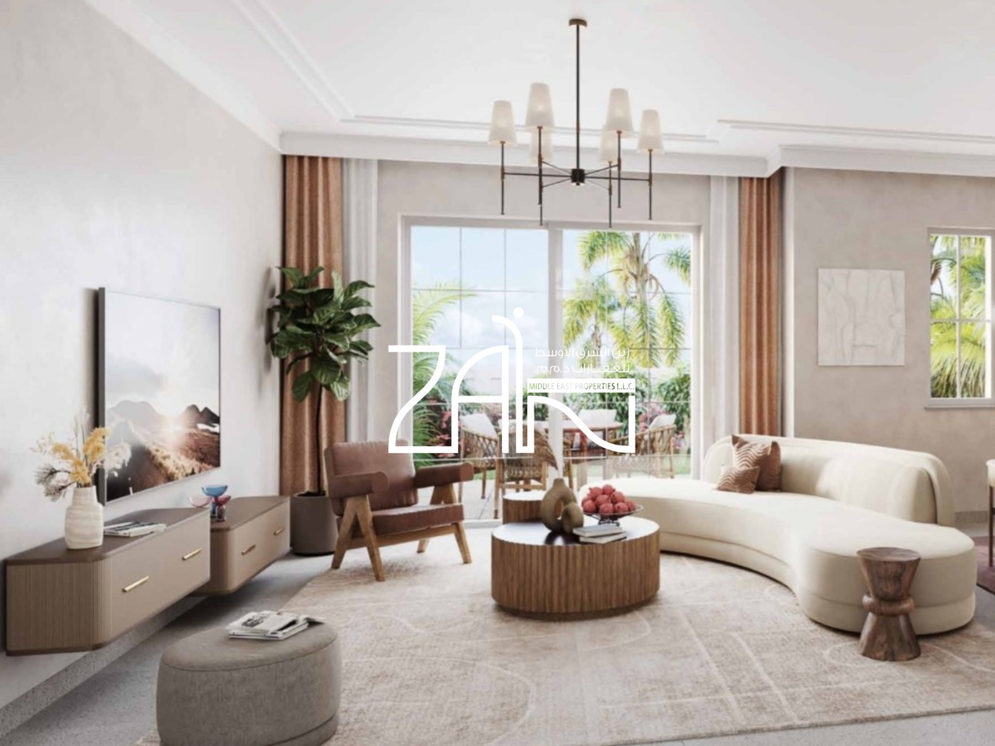 Negotiable | Single Row 3BR | Pool and Garden View