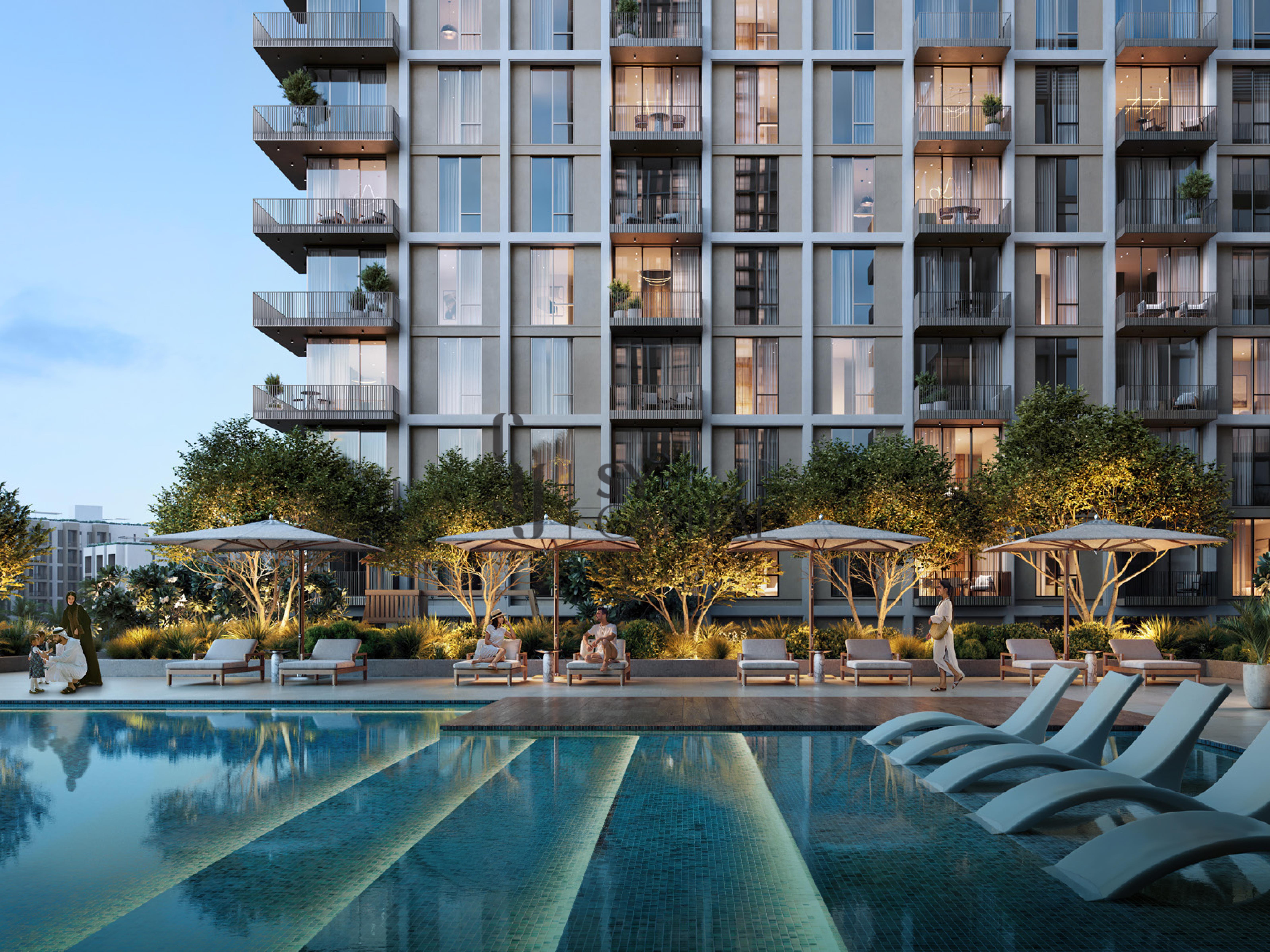 Spacious 2-Bedroom Apartment with Private Pool