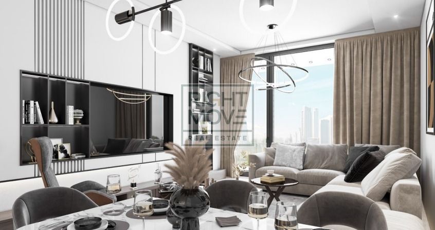 Furnished Studio | Samha Residence 2 | Skyline & Pool Views