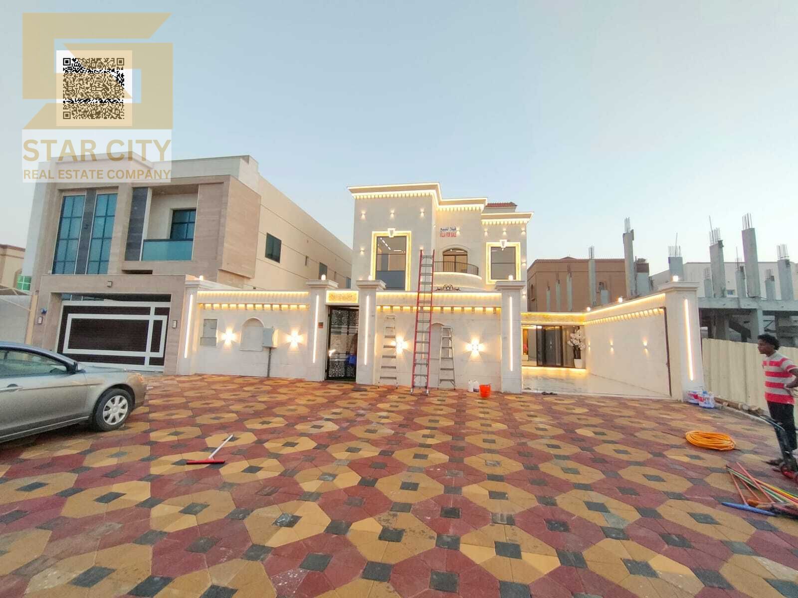 First occupancy villa – an architectural masterpiece in Al Muwaihat – includes electricity, water, and air conditioning