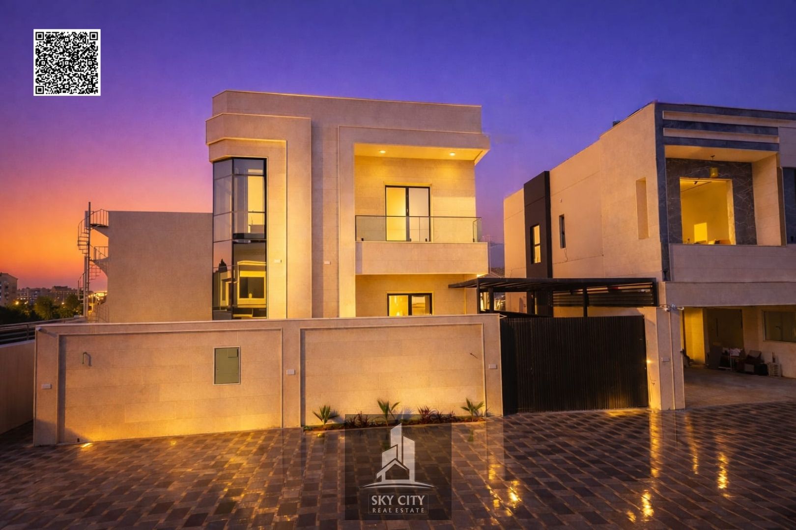 Two floors, 5 rooms with a garden. Prime location, registration fees included.