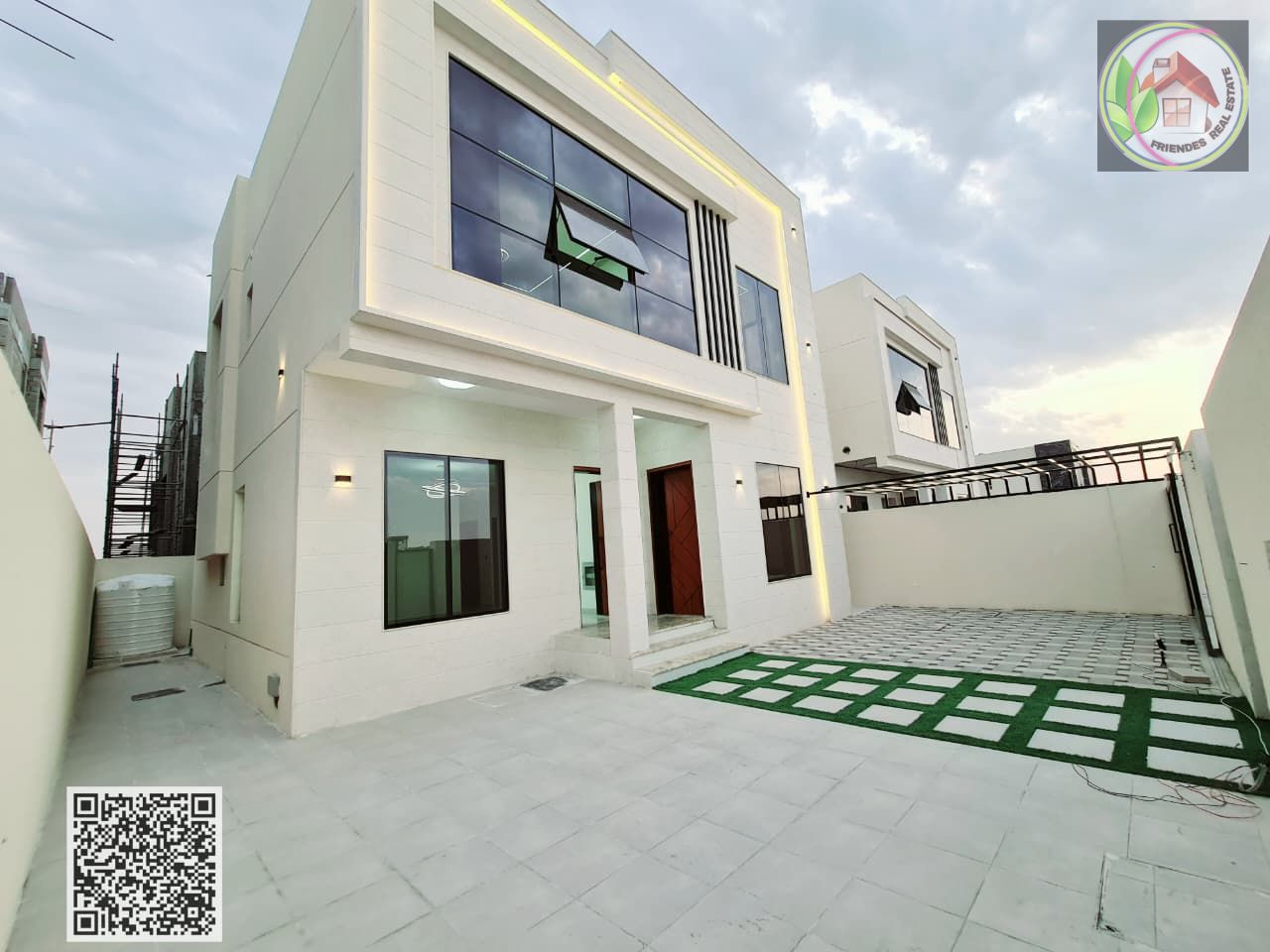 Stone villa with central air conditioning, garden for boys, registration included