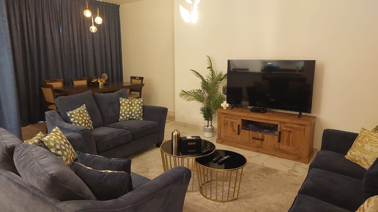 Amna Tower - 2 B/R - Fully Furnished - Upgraded Apt - New Furniture - Higher Floor - Sea View - 170-K - large Apartment.