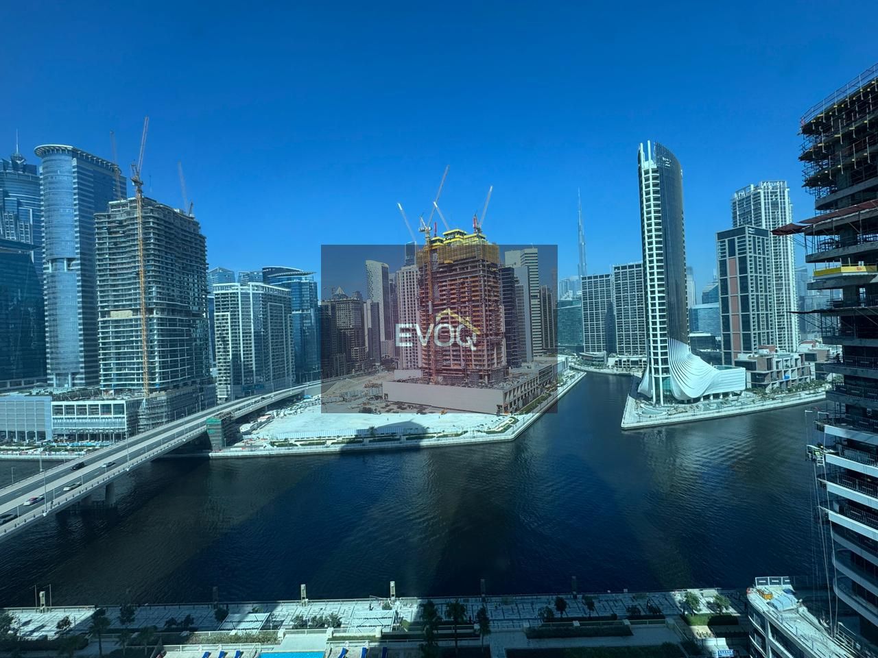 Burj Khalifa & Canal View | Panoramic Windows | Churchill Tower