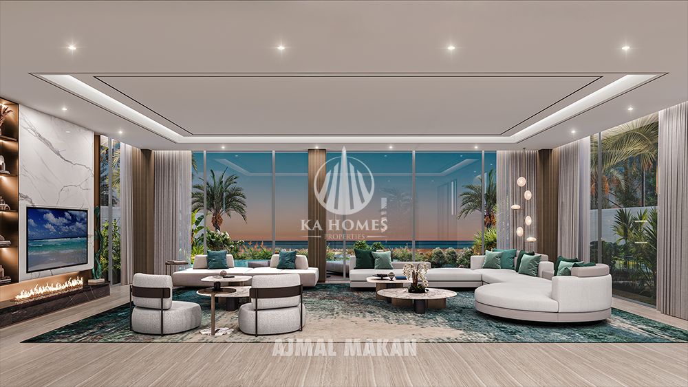 Luxury villa on sea | Within Sharjah's waterfront | Modern finishes