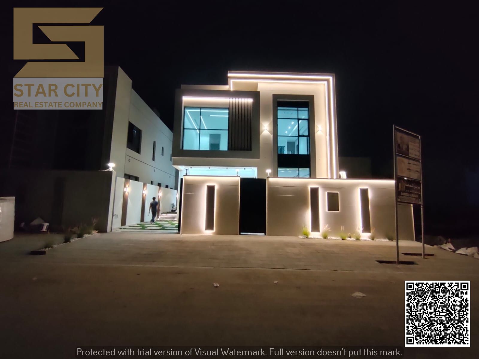 Modern Villa for Sale in Al Zahya – Facing a Park – With Pool & Rooftop