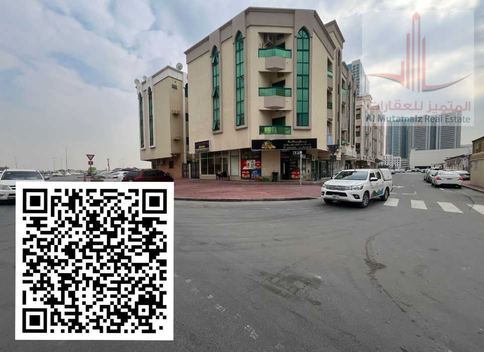 One bedroom apartment with a living room, one bathroom, and a balcony in Al Rashidiya 1 area, behind Nesto Hypermarket.
