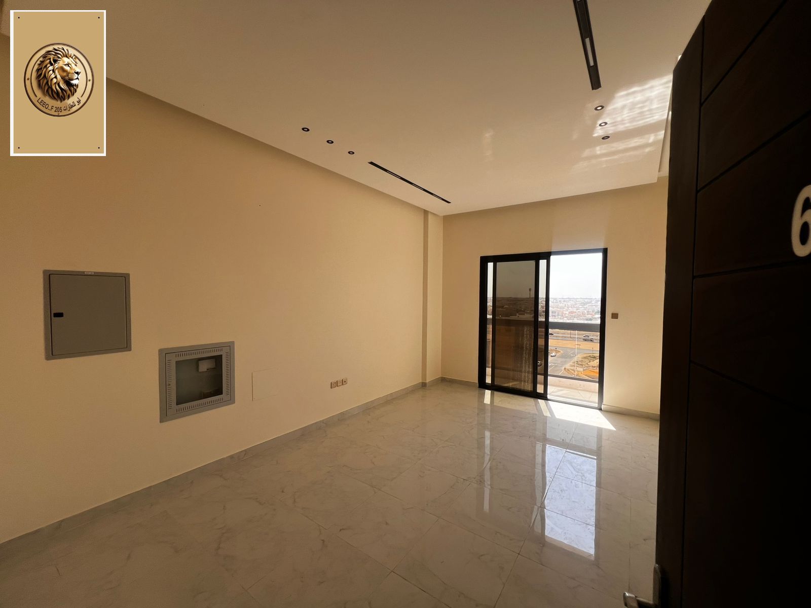 Two bedrooms and a living room for annual rent in Ajman, first tenant. Located in Al Jurf 3 on Sheikh Mohammed bin Zayed Street. Two master bedroo