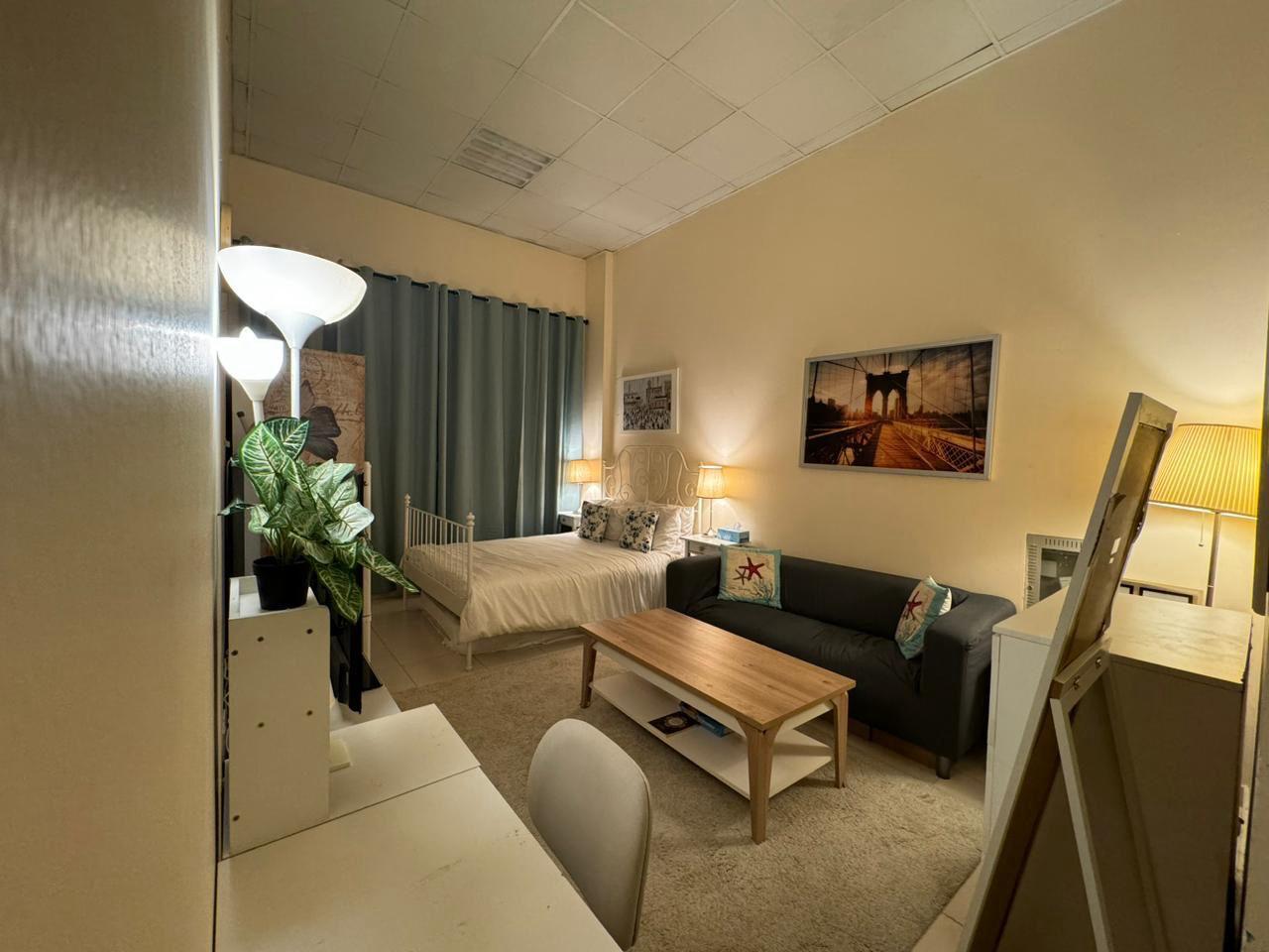 Furnished studio apartment in Al-Hamidiyah area, brand new furniture, first occupancy