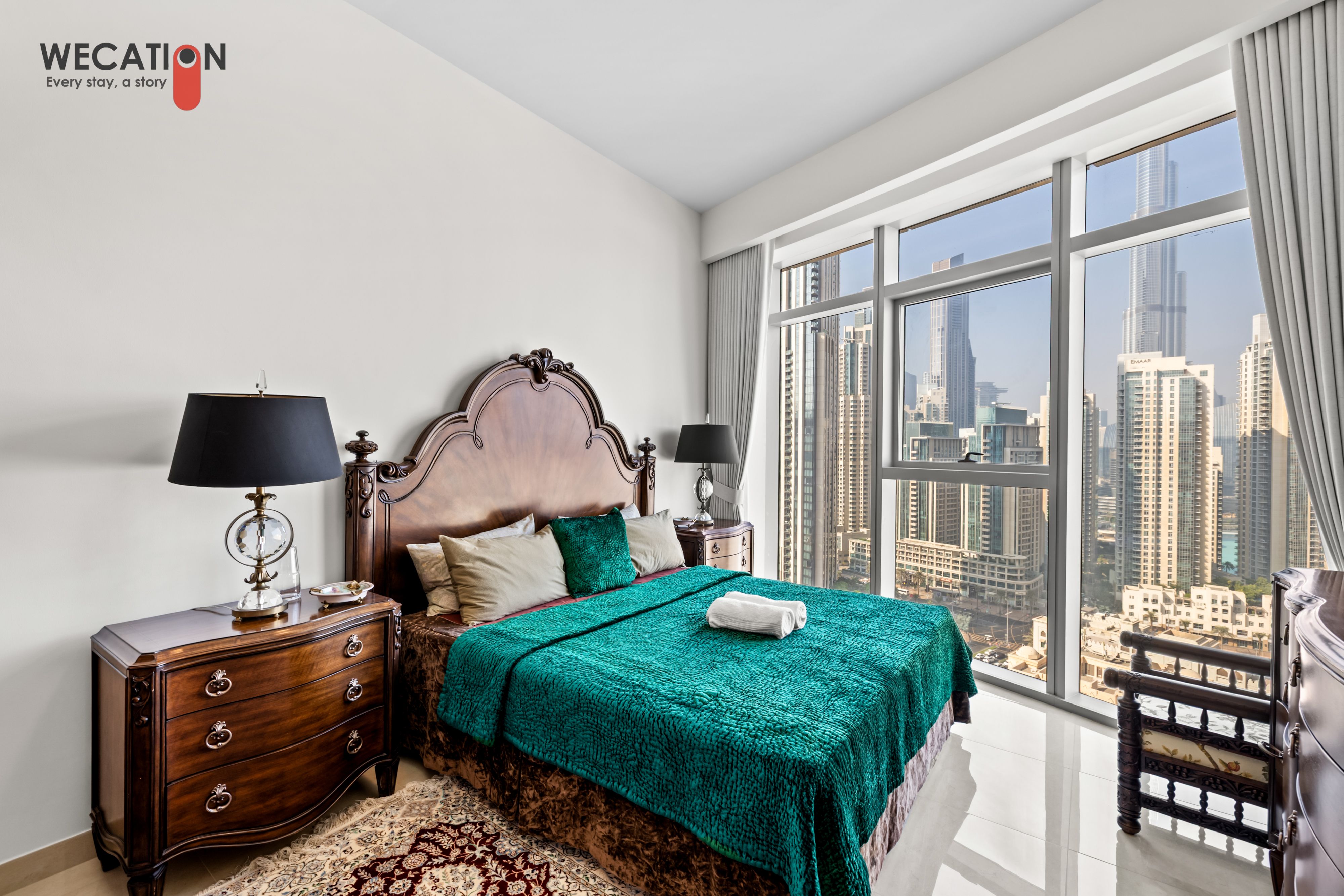Elegant 3 BR + Maids | Infinity Pool | Burj View