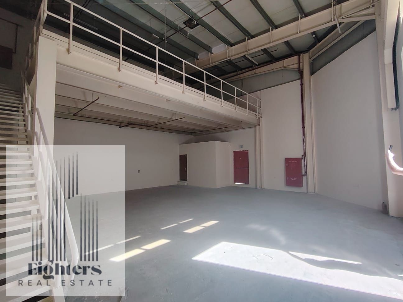2,350 Sqft Warehouse with Mezzanine in Sajaa | 1,550 Sqft Ground Floor | 8kW Power