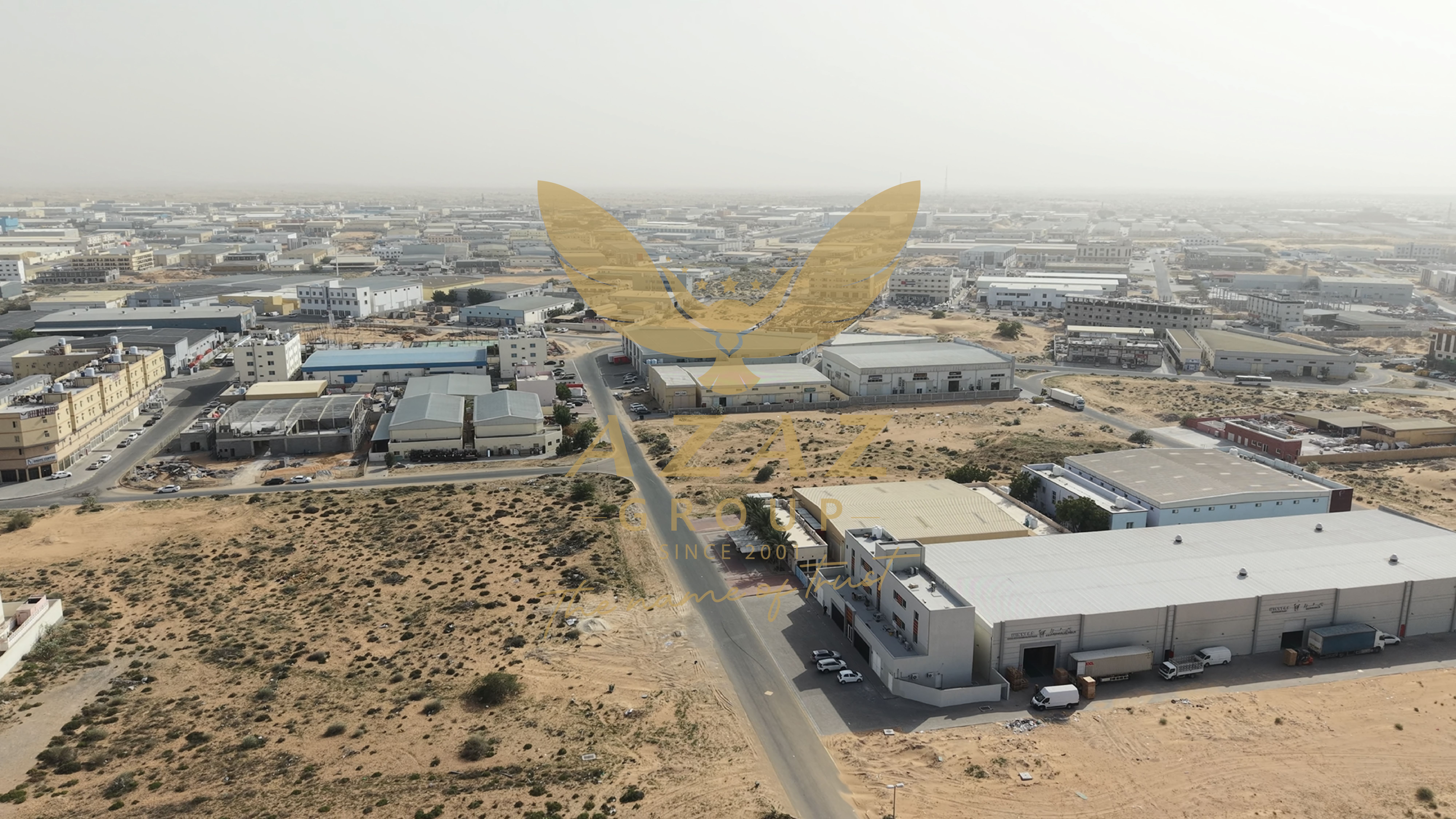 Prime 86,000 SQFT Corner Industrial Plot for Sale in Umm Al Quwain