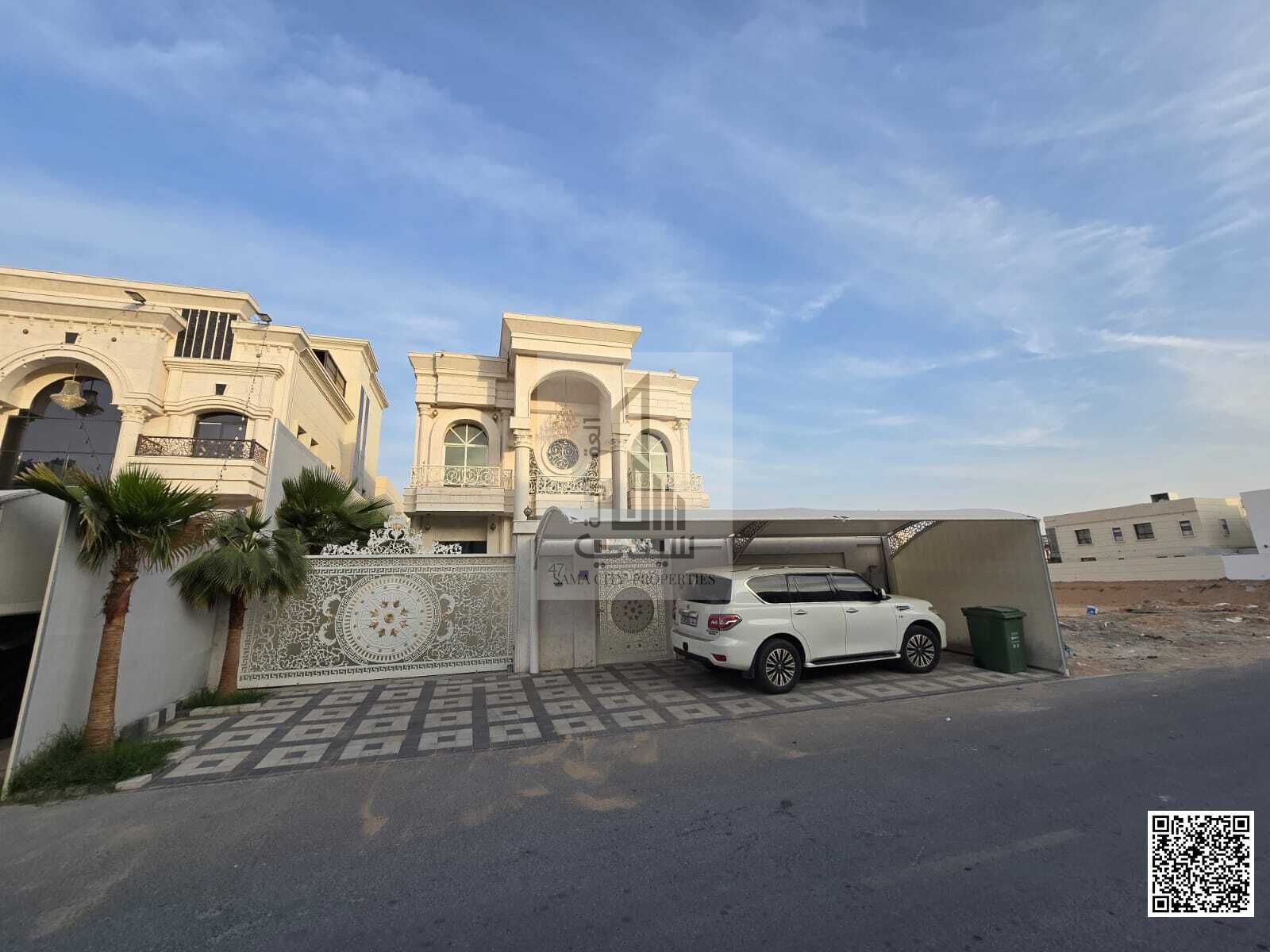 Luxury classic villa for sale with elegant stone façade