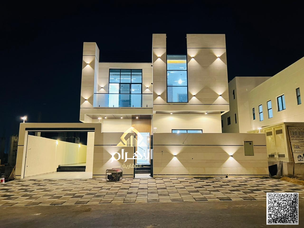 Own a European-style villa with custom finishing, located on a corner lot, with a price including registration and ownership fees. Prime location near