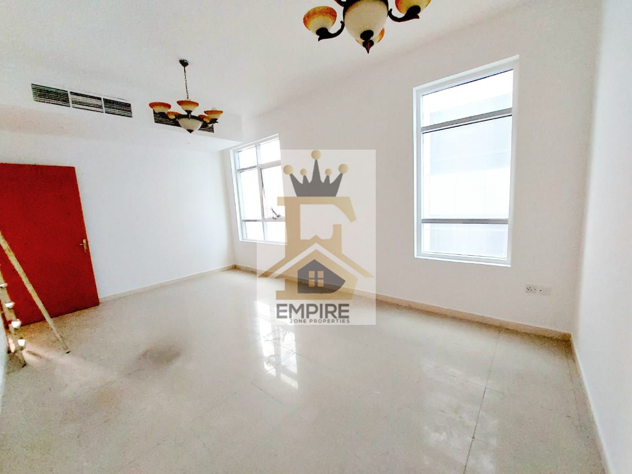 luxury living with open view good finishing big windows close hall maintenance free prime location on main road building near close exit to dubai