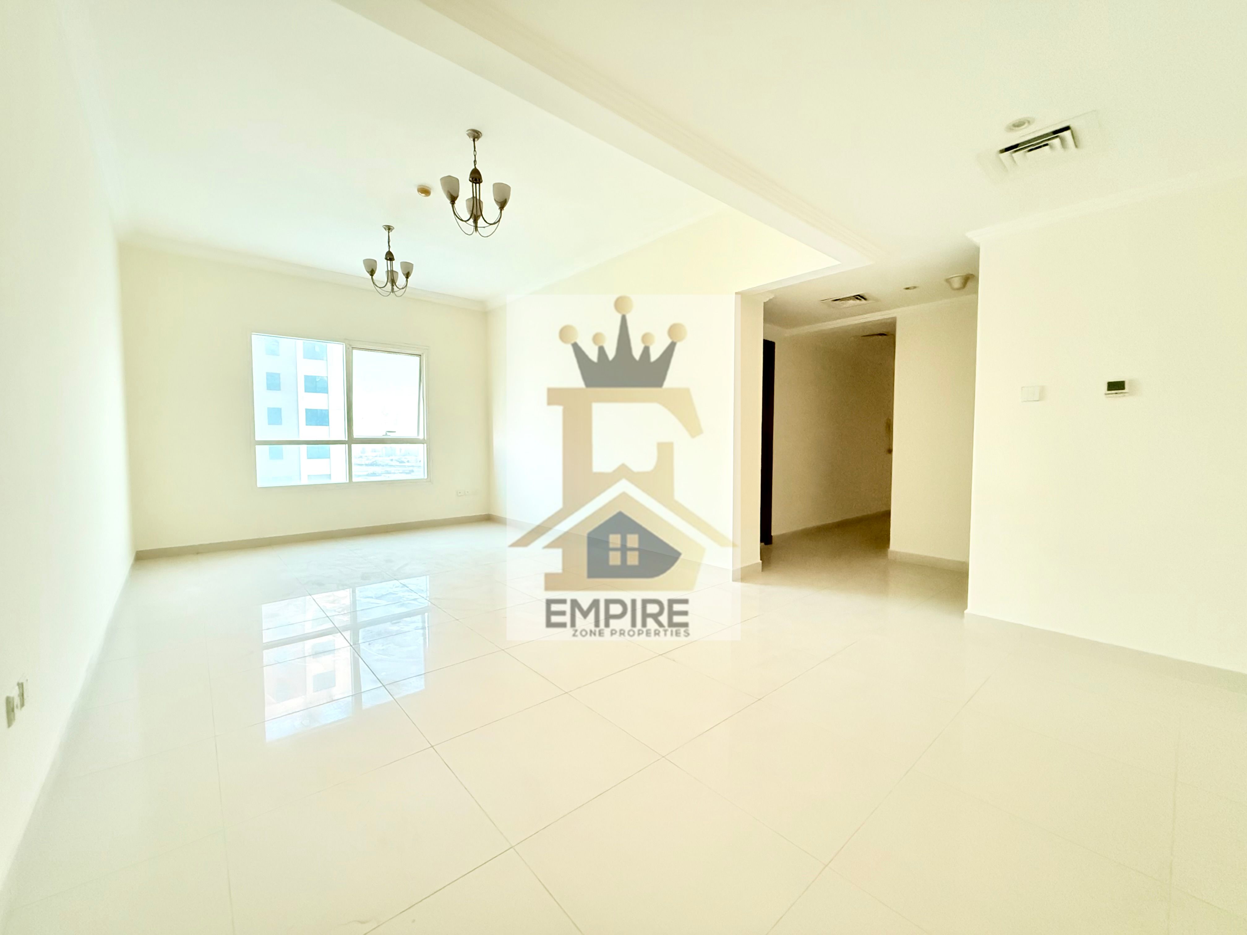 Bright apartment with maid room with free parking one month free
