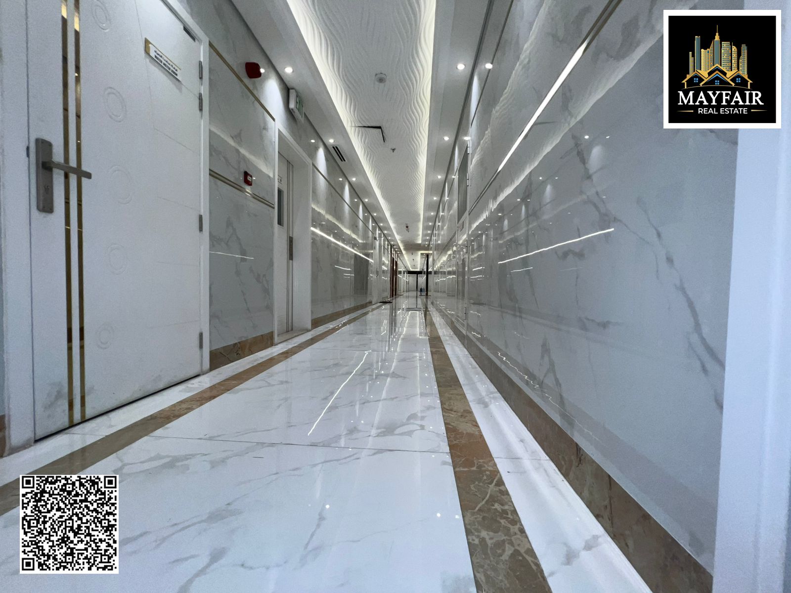 A spacious three-room apartment with a maid's room, large area, and balcony in Al Jurf 2. Excellent location and reasonable price.
