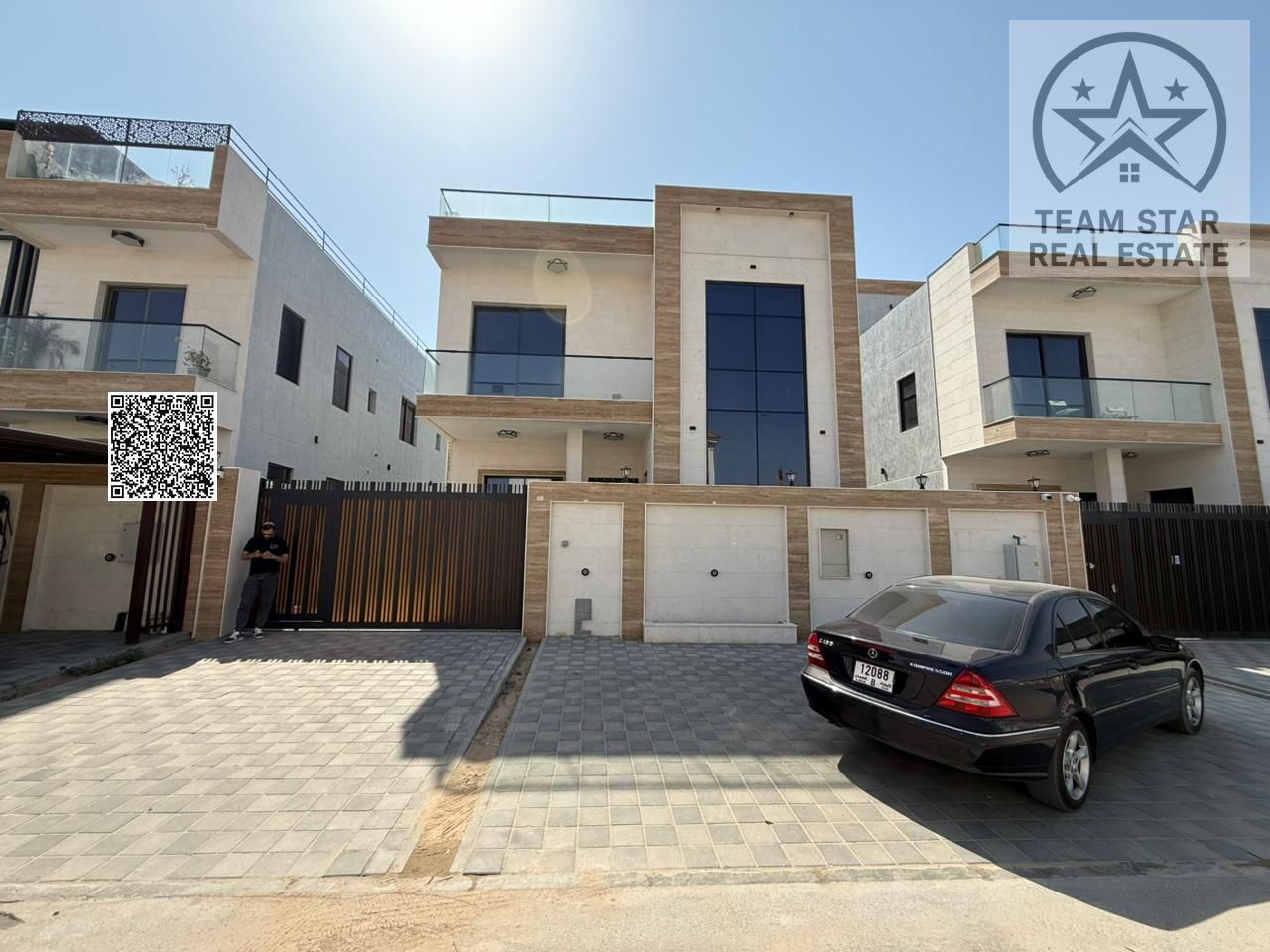 Villa for rent in Al Yasmin, brand new, first occupancy