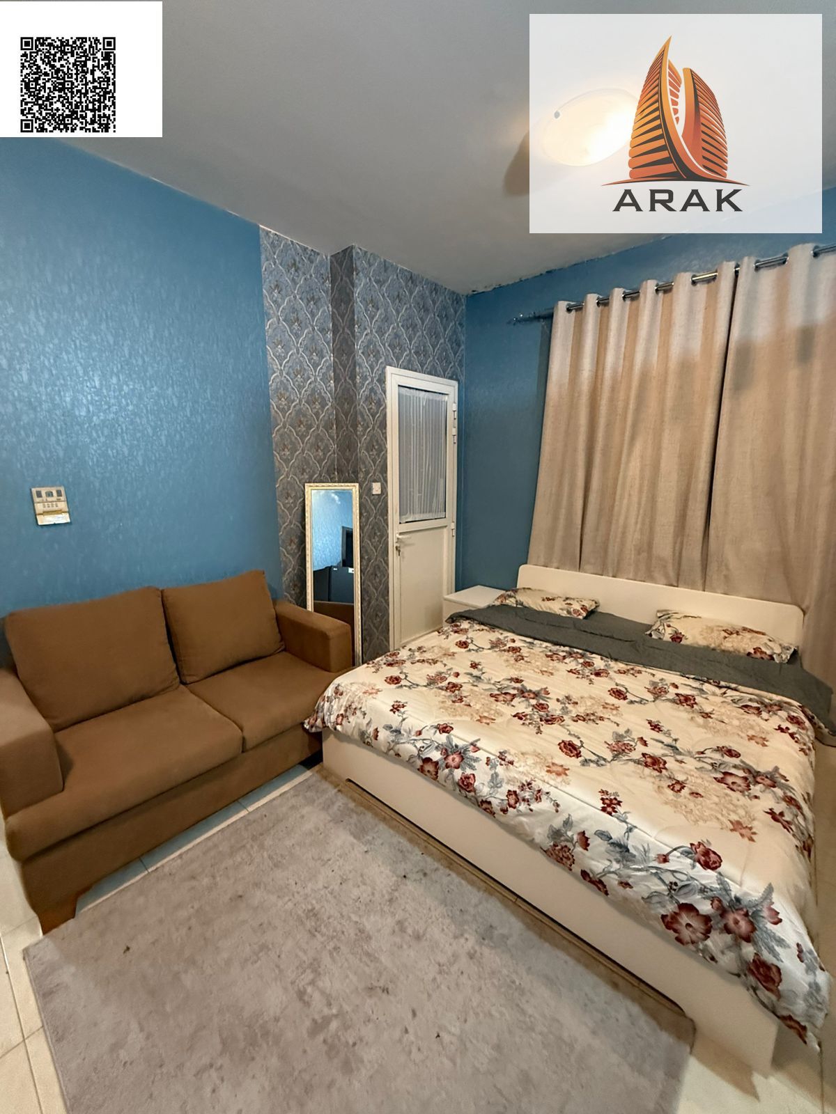 Monthly Studio for Rent in Al Jurf 2 – Behind Delta Center