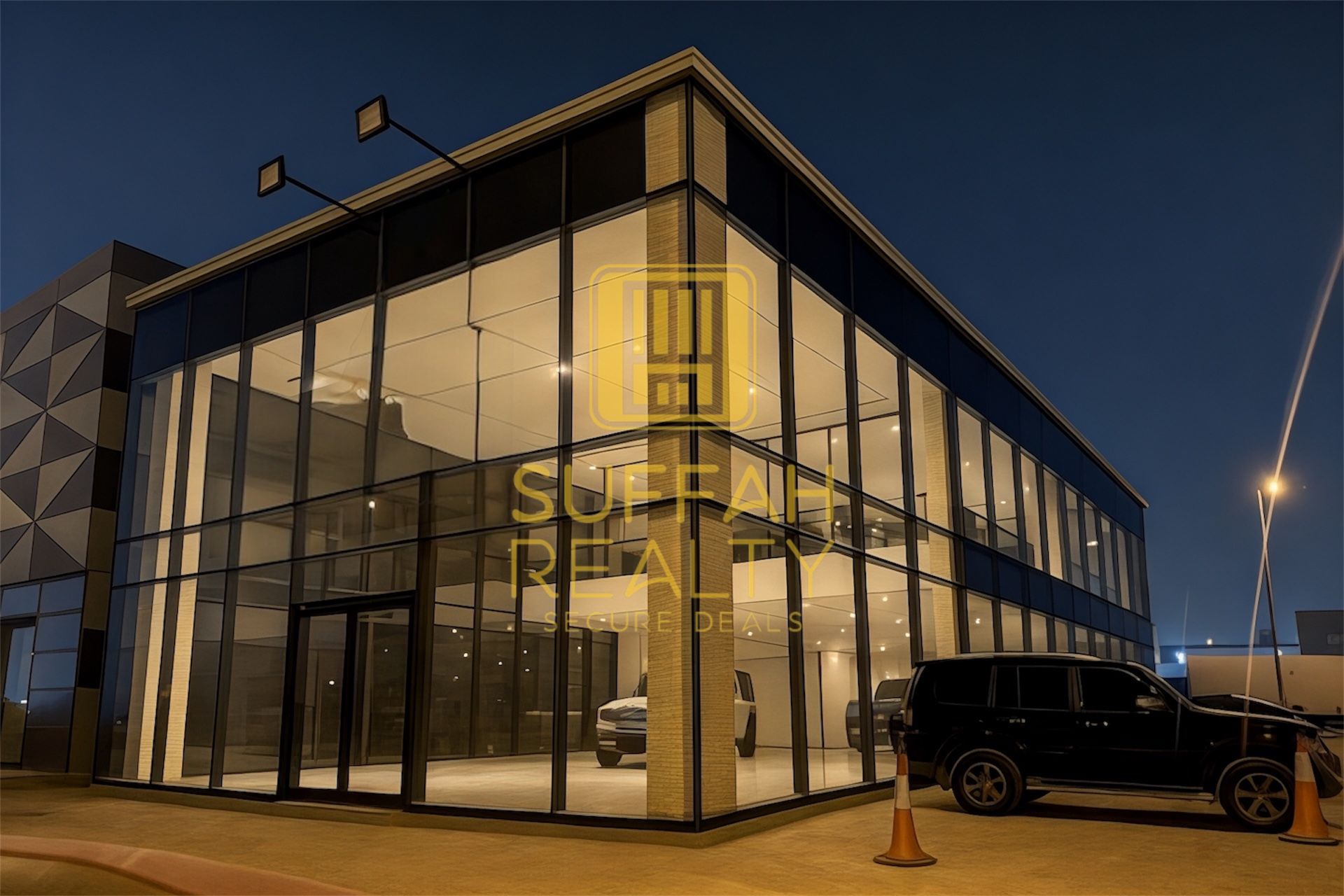 Road-Facing Showroom Warehouse for Rent | Prime Location | SZR