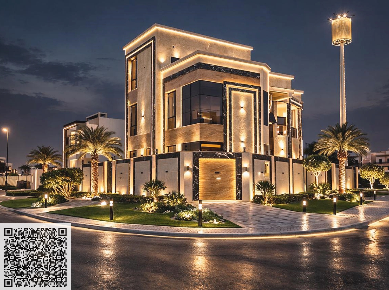 Ultra-modern corner villa | Ground floor + 2 floors with open roof | Ready to move in | Free registration