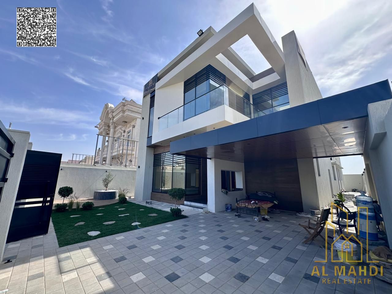 Luxury villa in Al Rawda 2, modern super deluxe finishing, freehold ownership
