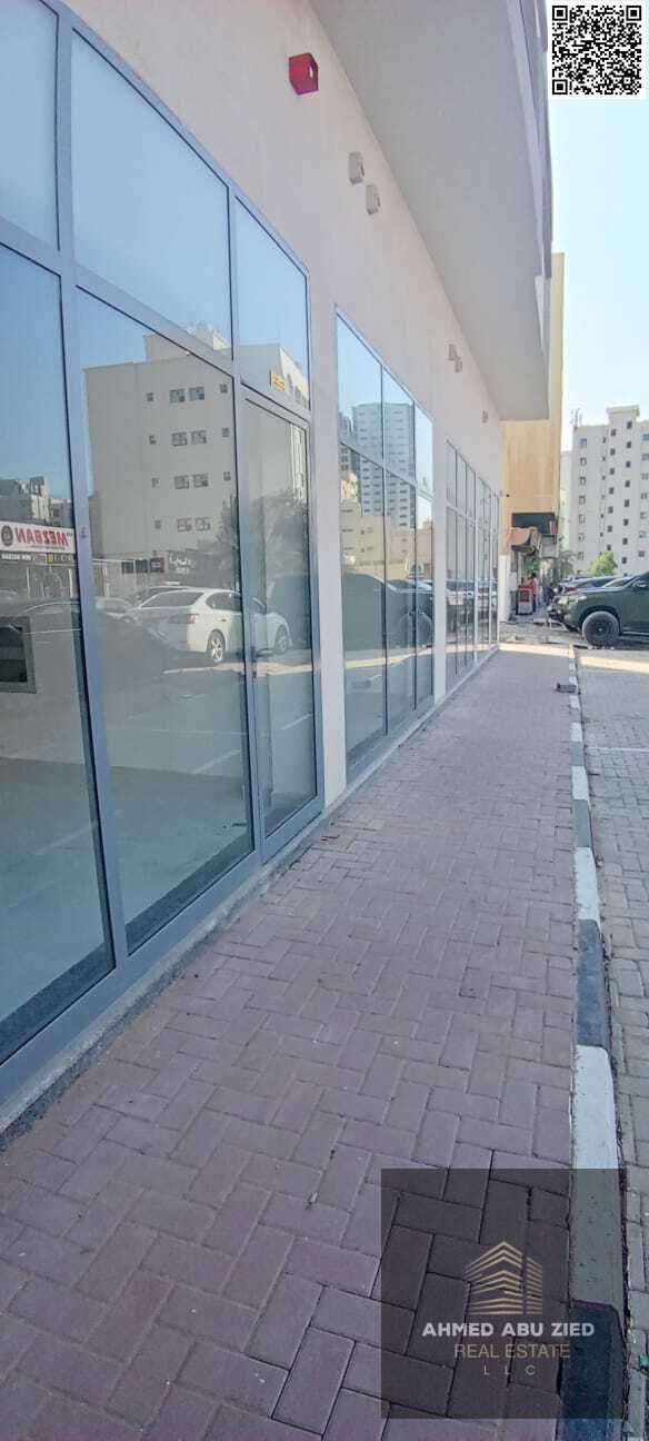 Shops for annual rent | Prime location near Palm Jumeirah and the Corniche | Spacious area | Suitable for various commercial activities | Flexible pay
