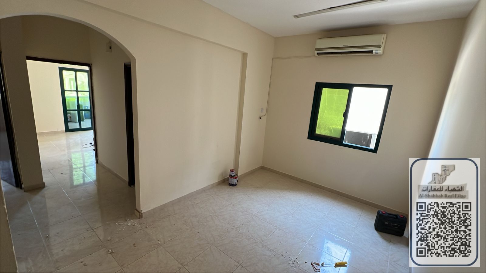 Two bedrooms and a living room in Al Rashidiya 3, at an average price, with a balcony and open view.