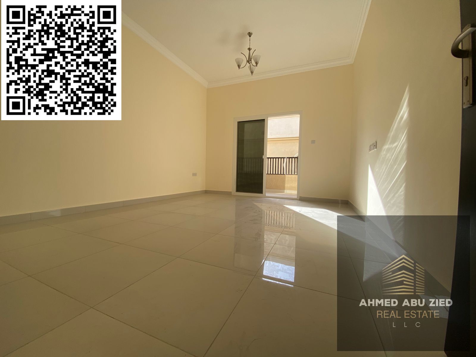 Spacious 2-bedroom master apartment in Al Rawda 1, Ajman, 3 baths, balcony, central AC, AED 45,000/year, 4 installments, first resident, near Kenzo Ma