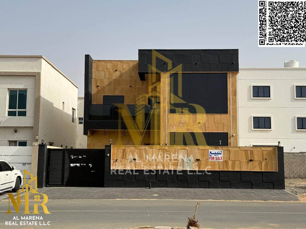 A luxurious modern palace in the heart of Al Zahia – a villa including all registration fees, electricity, water, and air conditioning.