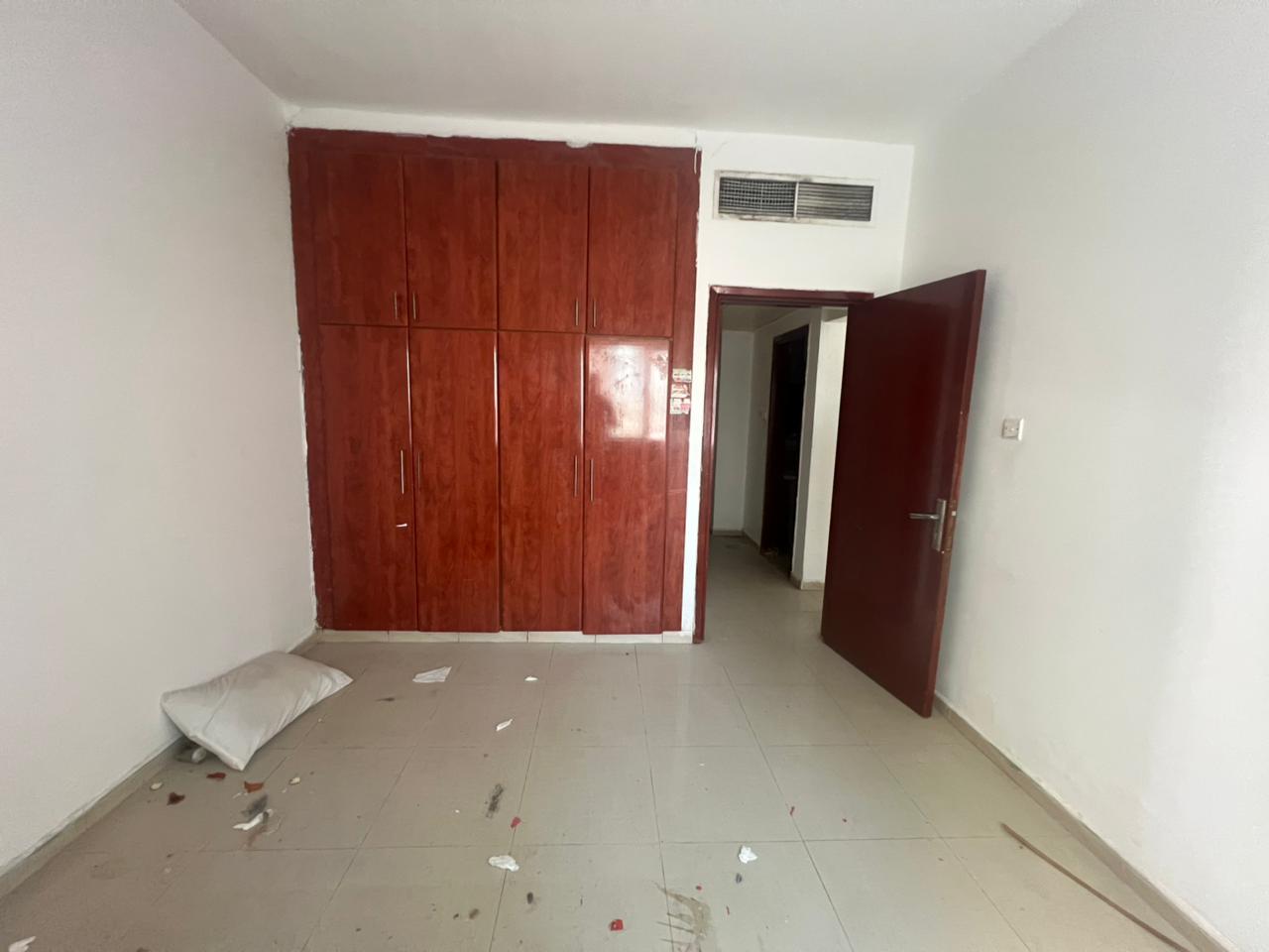 Best 1BR + living in Al Khan | Open view | Built-in wardrobes | Central AC | Free maintenance | Parking | Near Afamia | Dubai exit