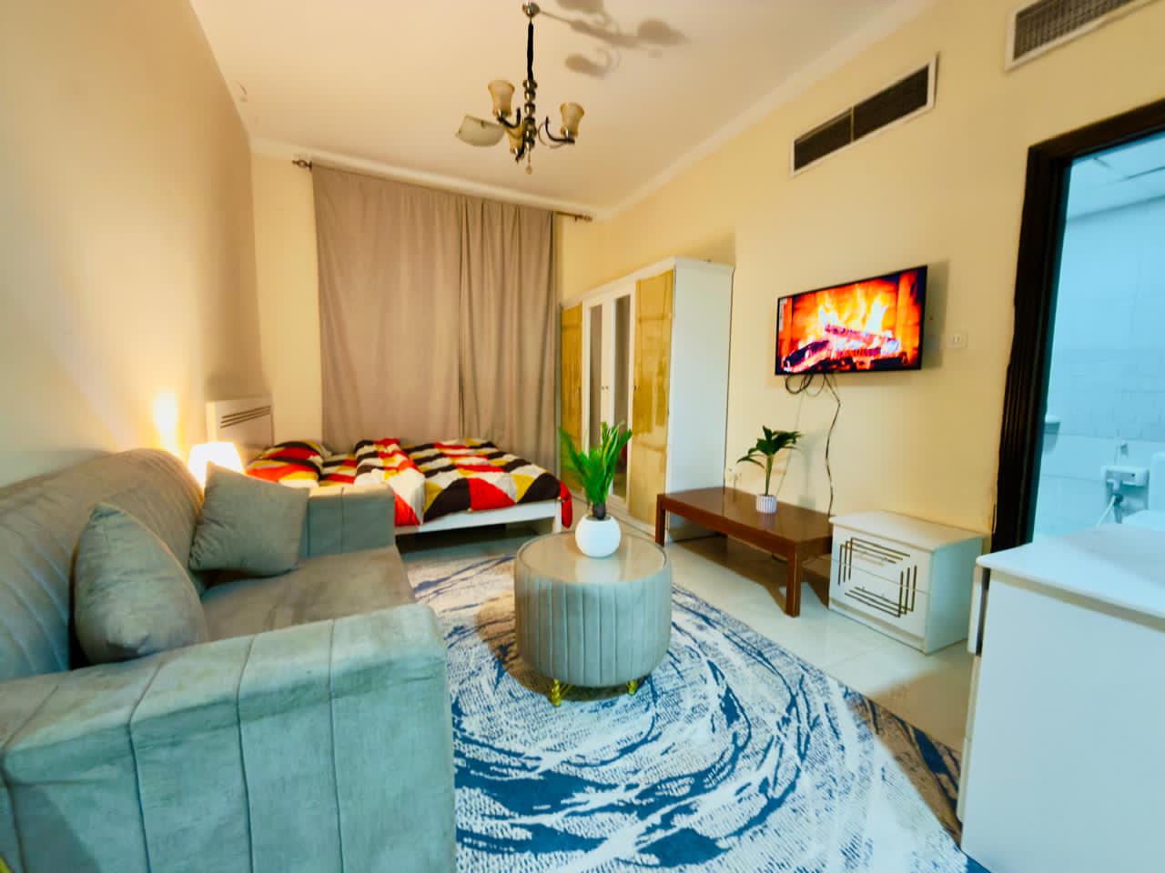 “ Top Studio in Al Rawda 2 | Brand New Furniture | Semi-Separate Kitchen | All-Inclusive + Internet | Behind Al Rawda Bridge”