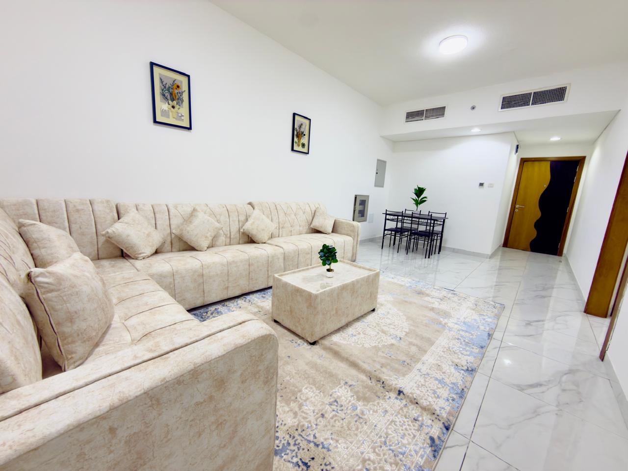 “” Luxury 1BR in Al Nuaimia 1 | Brand New Furniture + Private Parking | Opposite Ramez | All-Inclusive + Internet “”