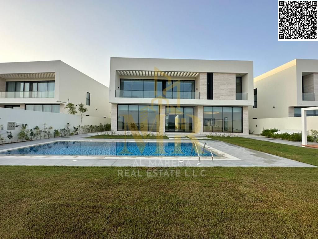 Luxury villa for sale in Al Zorah – Golf view | 5 master bedrooms with jacuzzi and swimming pool