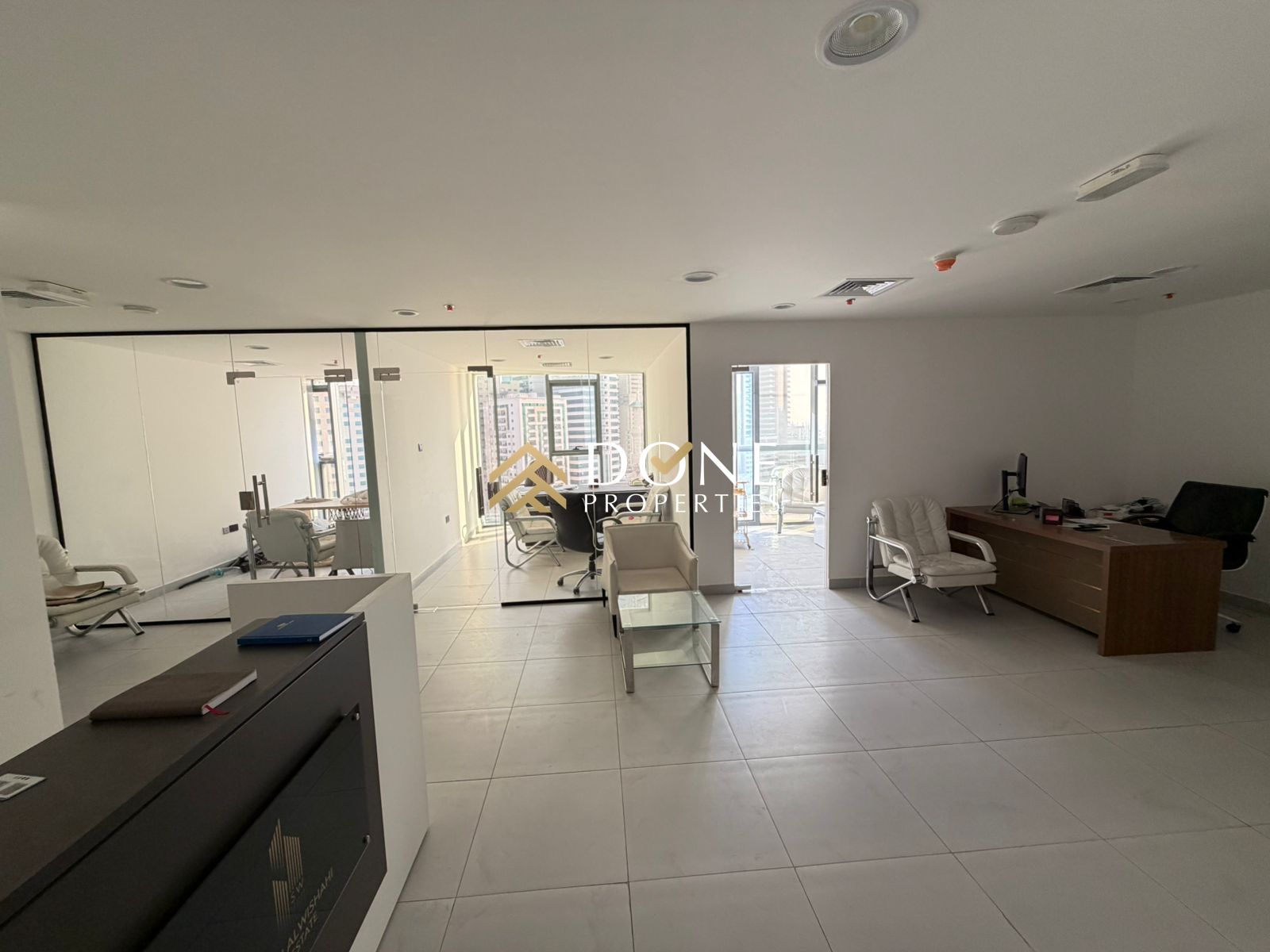 Brand new building luxury office available with sea view front of Al mamzar beach Sharjah with parking