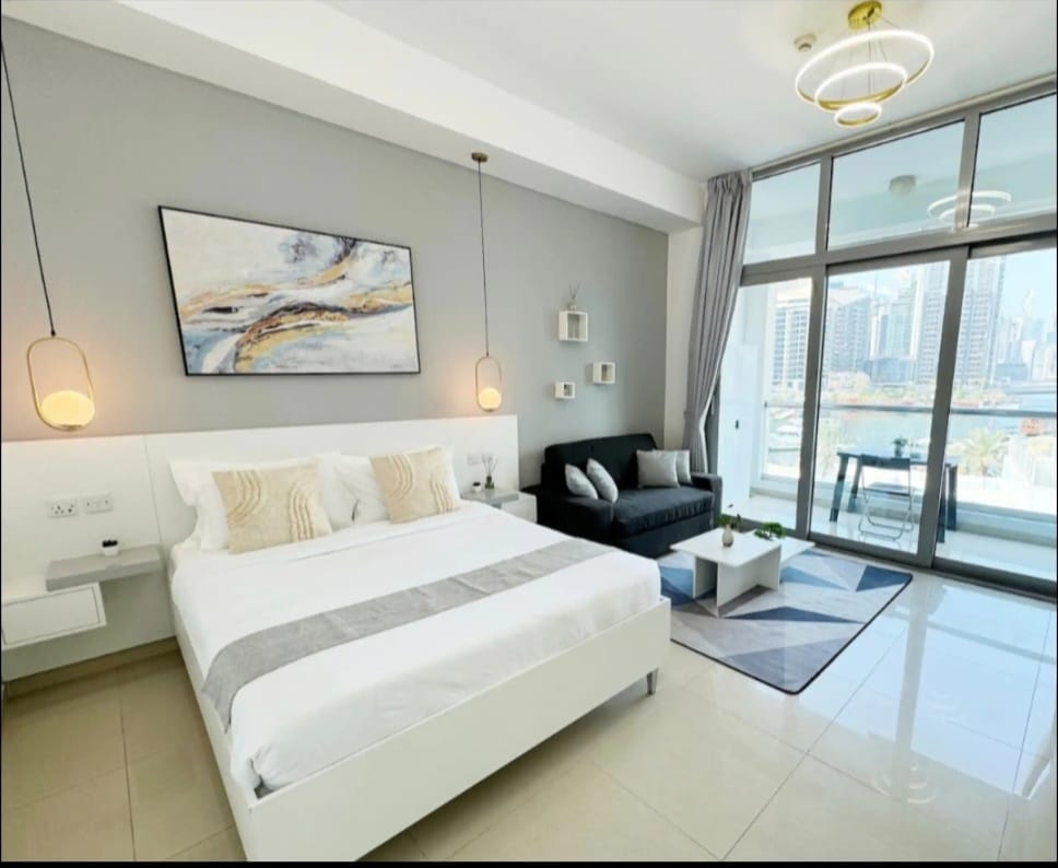 Elegant Furnished Studio || Amazing Marina Views || Near Metro Station || Ready To Move In