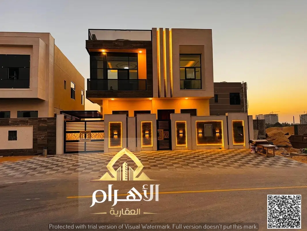 Luxury villa for sale in Al-Haliyo 2 | Price includes registration | 5 master bedrooms at a competitive price