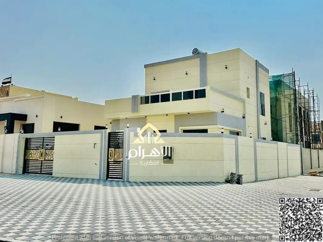 Luxury corner villa for sale in Al Zahia | Ready with electricity and water included, registration included | 3 master bedrooms at a competitive price