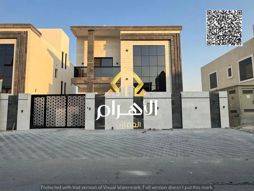 Luxury villa for sale in Al Amrah | Price includes registration | 6 master bedrooms, two floors and a roof at a competitive price