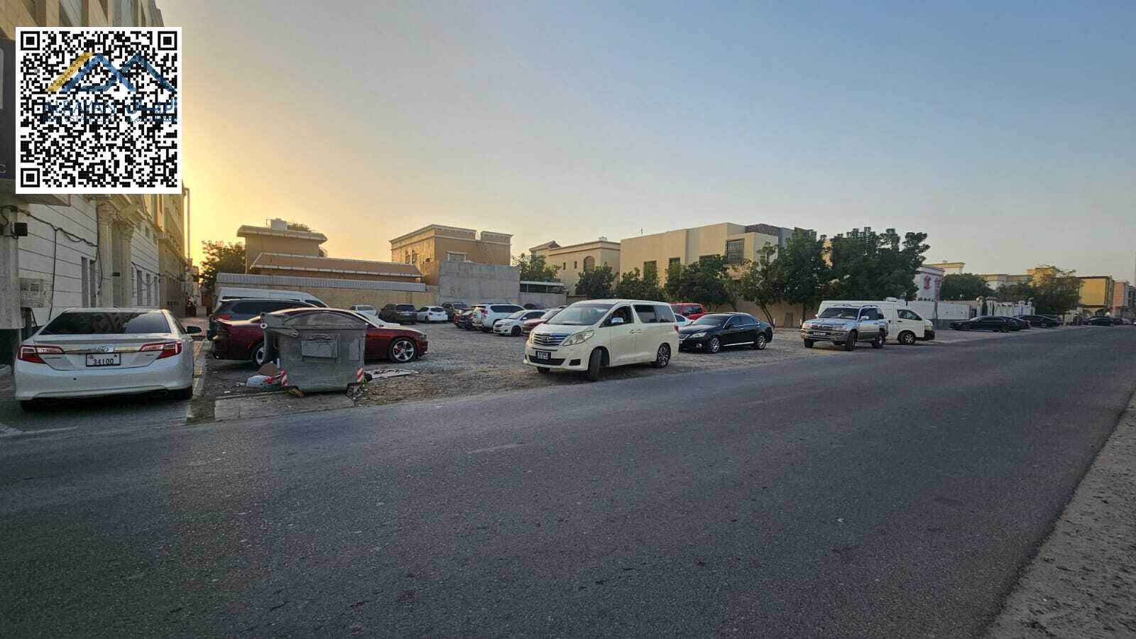 A prime business opportunity for building and investment in the heart of Ajman Corner plot for sale, residential/commercial, ground floor + 1st fl