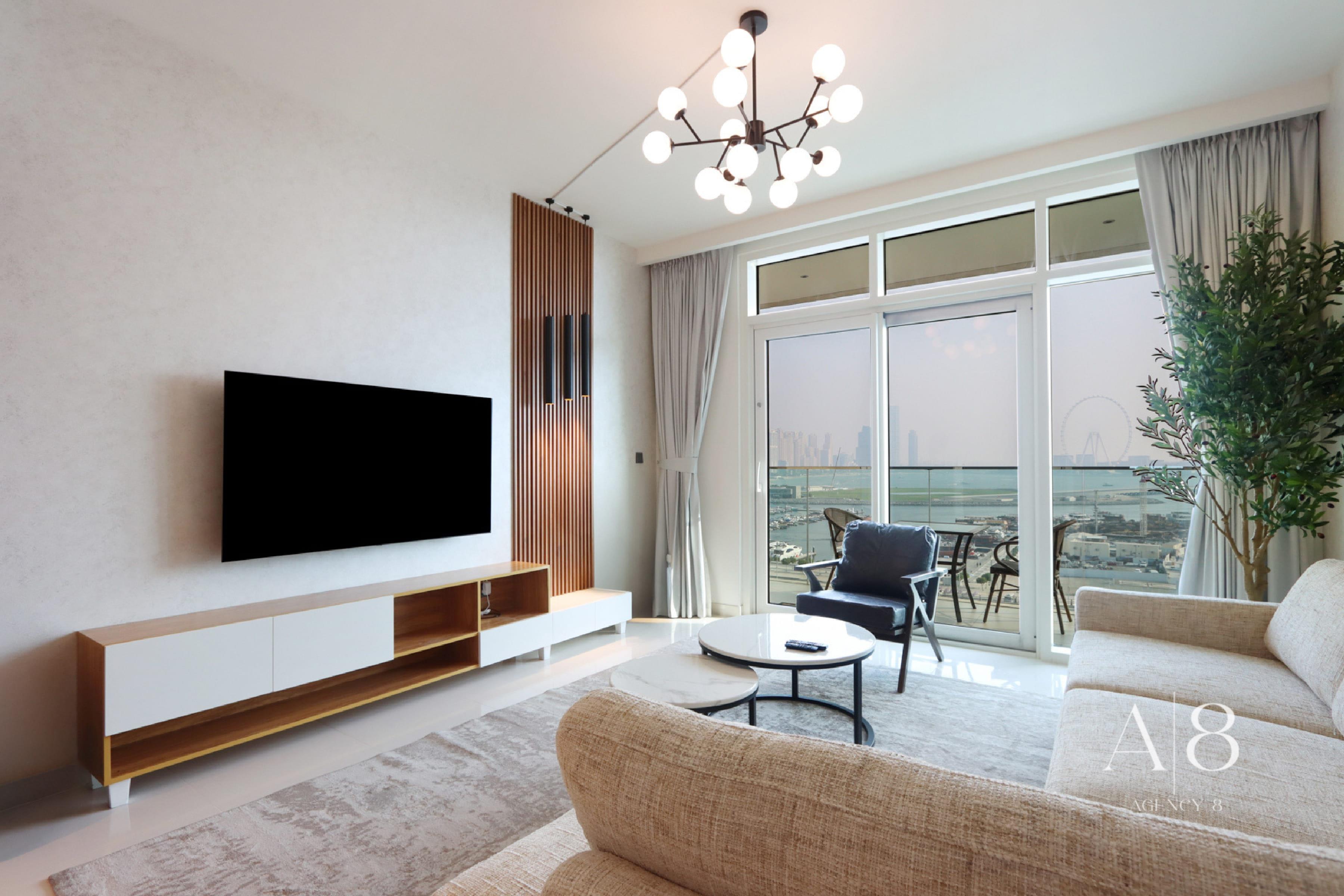 Marina & Sea View | Fully Furnished 2BR | Vacant